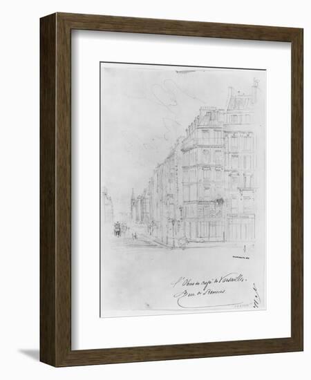 Album of the Siege of Paris, Shell of Cafe De Versailles, Rue De Rennes-Gustave Doré-Framed Giclee Print