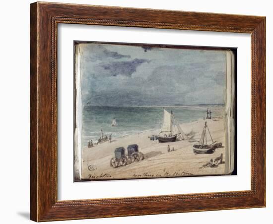 Album: Plage de Brighton-John Constable-Framed Giclee Print