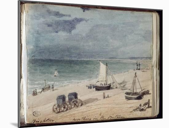 Album: Plage de Brighton-John Constable-Mounted Giclee Print