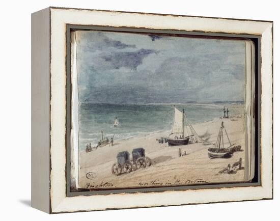 Album: Plage de Brighton-John Constable-Framed Premier Image Canvas