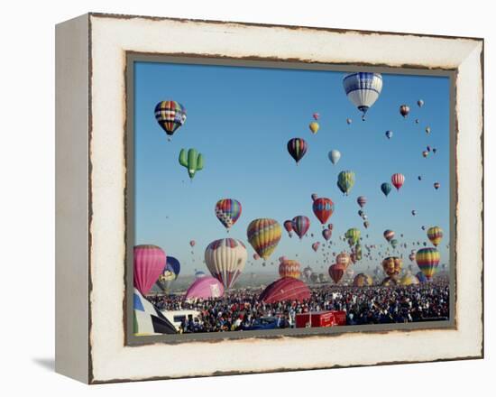 Albuquerque Balloon Fiesta, Albuquerque, New Mexico, USA-Steve Vidler-Framed Premier Image Canvas