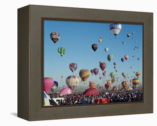 Albuquerque Balloon Fiesta, Albuquerque, New Mexico, USA-Steve Vidler-Framed Premier Image Canvas