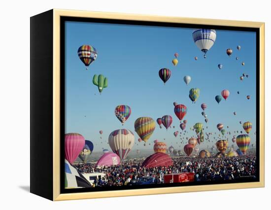 Albuquerque Balloon Fiesta, Albuquerque, New Mexico, USA-Steve Vidler-Framed Premier Image Canvas