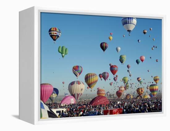 Albuquerque Balloon Fiesta, Albuquerque, New Mexico, USA-Steve Vidler-Framed Premier Image Canvas