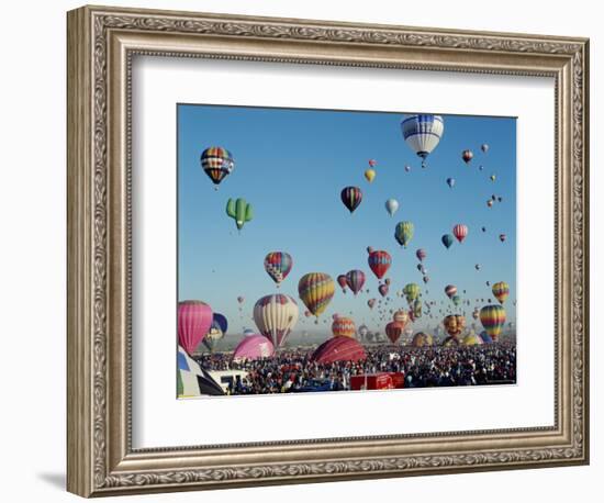 Albuquerque Balloon Fiesta, Albuquerque, New Mexico, USA-Steve Vidler-Framed Photographic Print