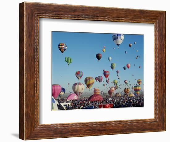 Albuquerque Balloon Fiesta, Albuquerque, New Mexico, USA-Steve Vidler-Framed Photographic Print