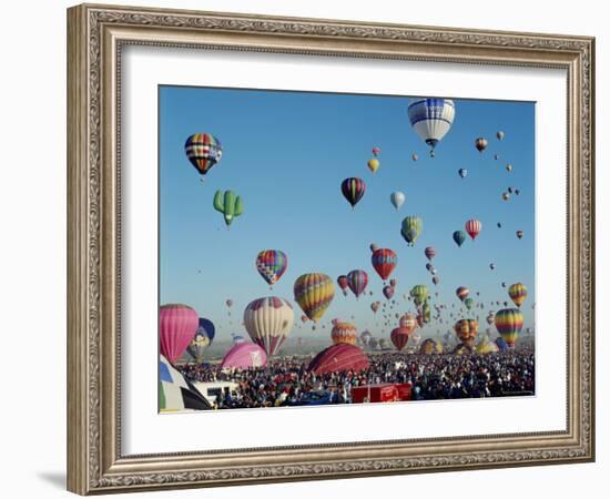 Albuquerque Balloon Fiesta, Albuquerque, New Mexico, USA-Steve Vidler-Framed Photographic Print