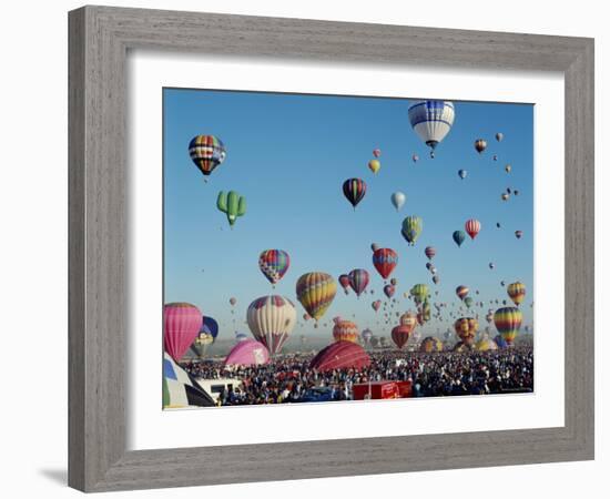 Albuquerque Balloon Fiesta, Albuquerque, New Mexico, USA-Steve Vidler-Framed Photographic Print