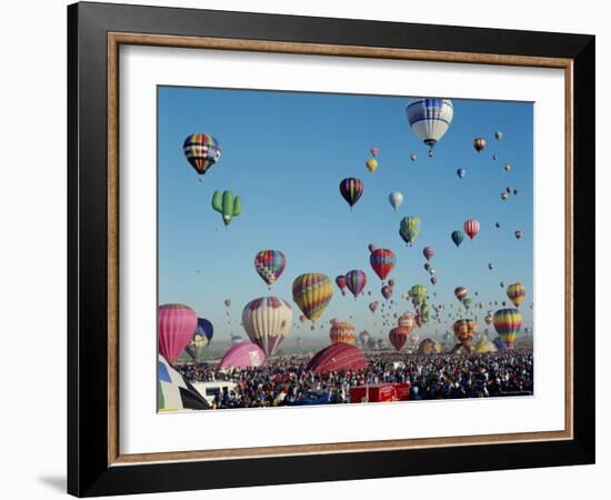 Albuquerque Balloon Fiesta, Albuquerque, New Mexico, USA-Steve Vidler-Framed Photographic Print