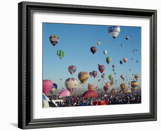 Albuquerque Balloon Fiesta, Albuquerque, New Mexico, USA-Steve Vidler-Framed Photographic Print