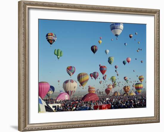 Albuquerque Balloon Fiesta, Albuquerque, New Mexico, USA-Steve Vidler-Framed Photographic Print