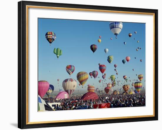 Albuquerque Balloon Fiesta, Albuquerque, New Mexico, USA-Steve Vidler-Framed Photographic Print