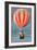 Albuquerque, New Mexico - Hot Air Balloon Tours - Vintage Sign-Lantern Press-Framed Art Print