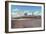 Albuquerque, New Mexico - View of Municipal Airport Admin Building-Lantern Press-Framed Art Print