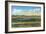 Albuquerque, New Mexico, View of the Rio Grande and Volcanoes from Air Base-Lantern Press-Framed Art Print