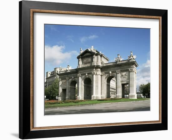 Alcala Gate, Madrid, Spain-Peter Scholey-Framed Photographic Print