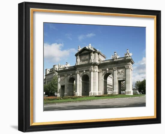 Alcala Gate, Madrid, Spain-Peter Scholey-Framed Photographic Print