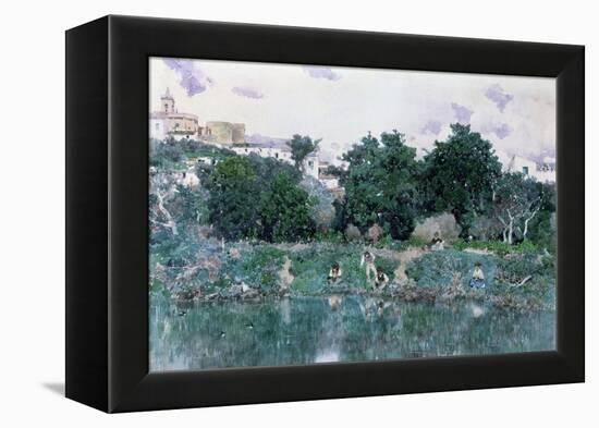 Alcala-Orilla Del Guadaira-Martin Rico y Ortega-Framed Premier Image Canvas