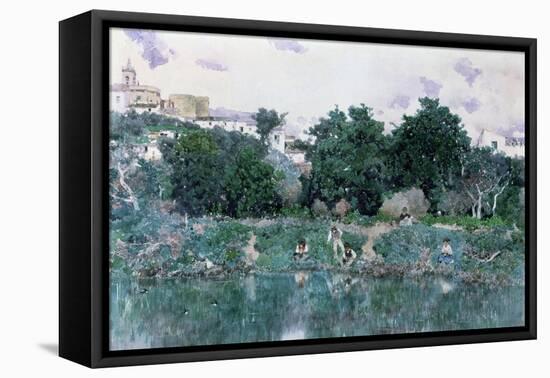 Alcala-Orilla Del Guadaira-Martin Rico y Ortega-Framed Premier Image Canvas