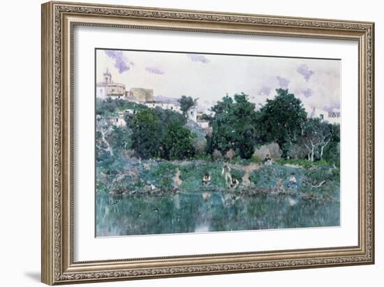 Alcala-Orilla Del Guadaira-Martin Rico y Ortega-Framed Giclee Print