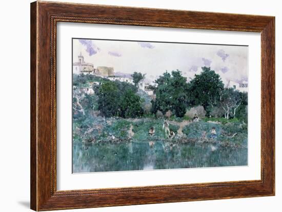 Alcala-Orilla Del Guadaira-Martin Rico y Ortega-Framed Giclee Print