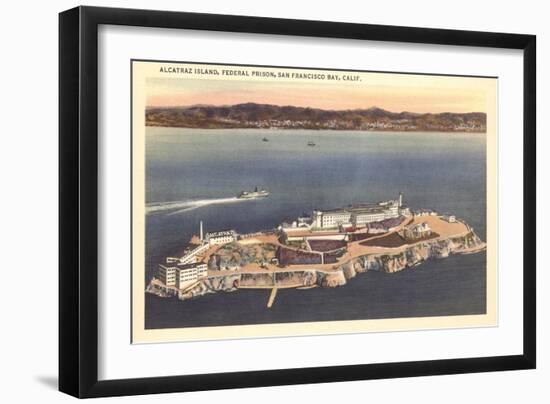 Alcatraz Island, San Francisco, California-null-Framed Art Print