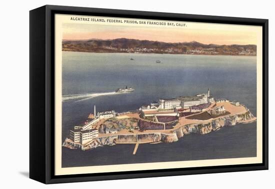 Alcatraz Island, San Francisco, California-null-Framed Stretched Canvas