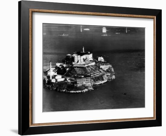 Alcatraz Island, San Francisco, While a Prison, 1940s-null-Framed Photo