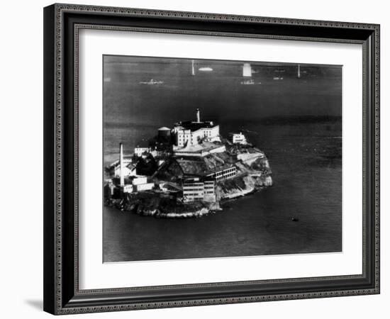 Alcatraz Island, San Francisco, While a Prison, 1940s-null-Framed Photo