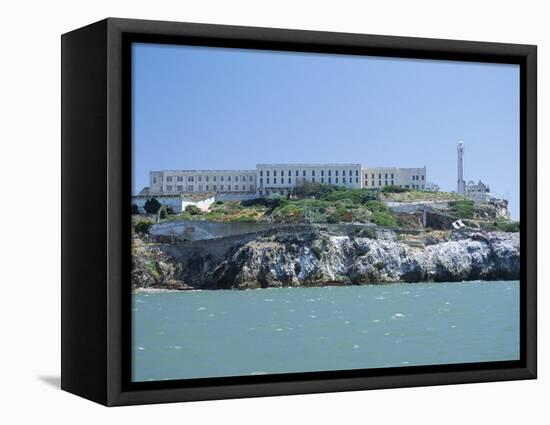 Alcatraz Island, Site of the Infamous Prison, San Francisco, California, USA-Fraser Hall-Framed Premier Image Canvas