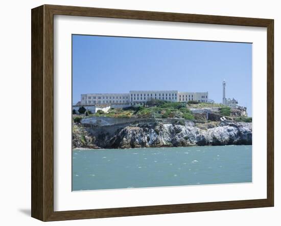 Alcatraz Island, Site of the Infamous Prison, San Francisco, California, USA-Fraser Hall-Framed Photographic Print