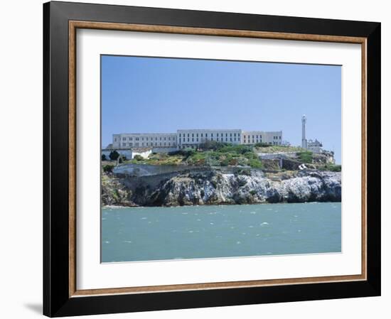 Alcatraz Island, Site of the Infamous Prison, San Francisco, California, USA-Fraser Hall-Framed Photographic Print