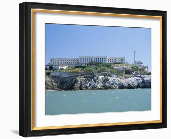 Alcatraz Island, Site of the Infamous Prison, San Francisco, California, USA-Fraser Hall-Framed Photographic Print