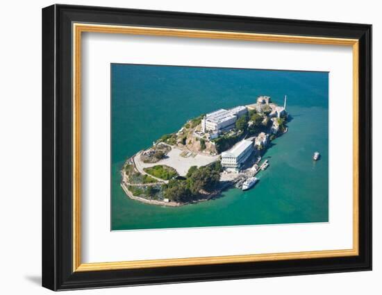 Alcatraz Jail in San Francisco-kropic-Framed Photographic Print