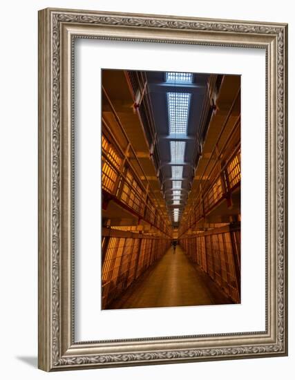 Alcatraz Main Cell Block-Steve Gadomski-Framed Photographic Print