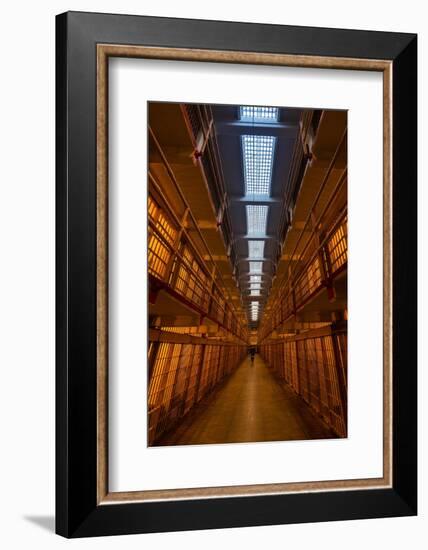 Alcatraz Main Cell Block-Steve Gadomski-Framed Photographic Print