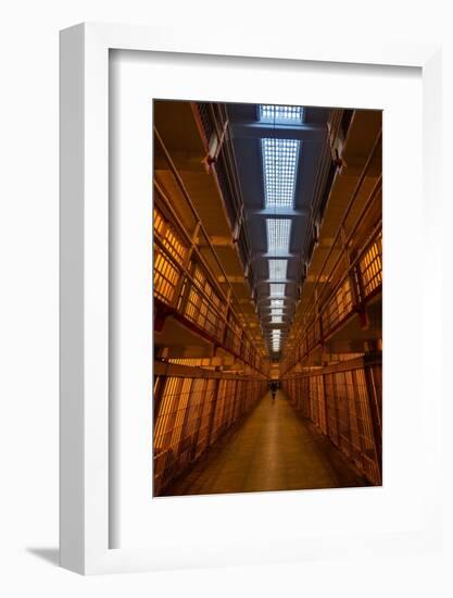 Alcatraz Main Cell Block-Steve Gadomski-Framed Photographic Print