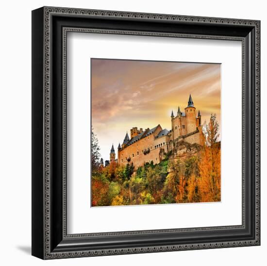Alcazar Castle Spain Segovia-null-Framed Premium Giclee Print
