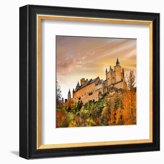 Alcazar Castle Spain Segovia-null-Framed Premium Giclee Print