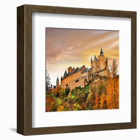 Alcazar Castle Spain Segovia-null-Framed Premium Giclee Print