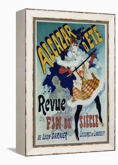 Alcazar D'Ete - Revue Fin De Siecle Cabaret Poster-Jules Chéret-Framed Premier Image Canvas