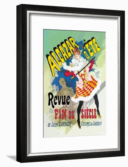 Alcazar d'Ete: Revue Fin de Siecle-Jules Ch?ret-Framed Art Print