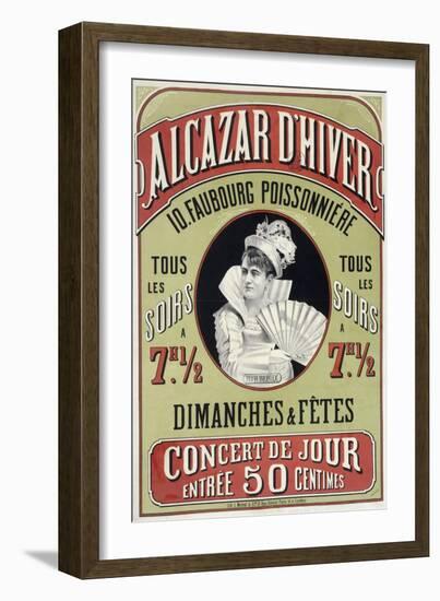 Alcazar D'Hiver-Charles Levy-Framed Giclee Print