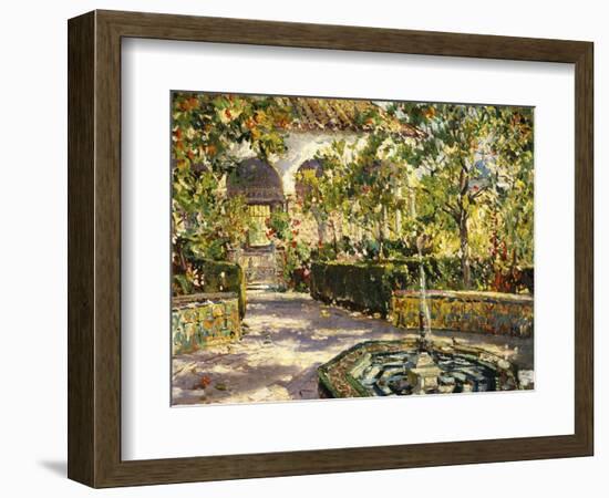 Alcazar Gardens, Seville-Colin Campbell Cooper-Framed Giclee Print