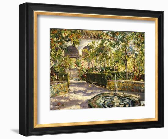 Alcazar Gardens, Seville-Colin Campbell Cooper-Framed Giclee Print