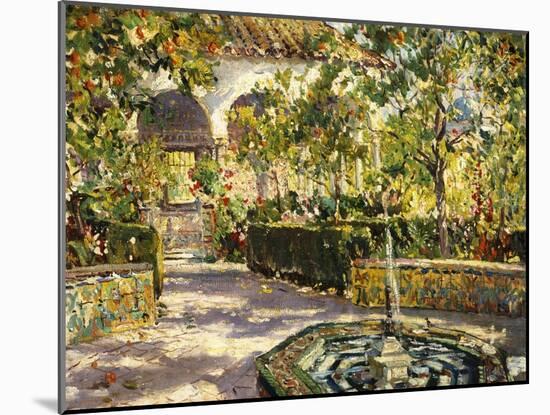 Alcazar Gardens, Seville-Colin Campbell Cooper-Mounted Giclee Print