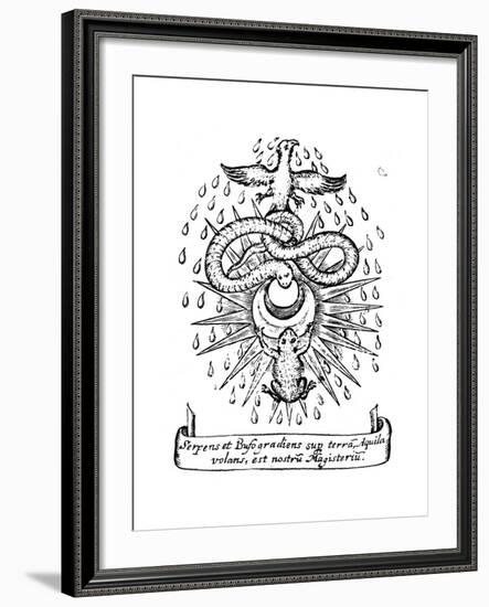 Alchemical Symbolism, 1652-null-Framed Giclee Print