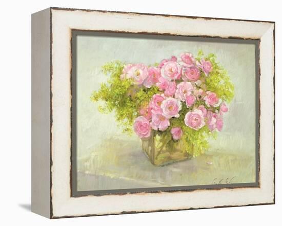 Alchemilla and Roses, 1999-Timothy Easton-Framed Premier Image Canvas