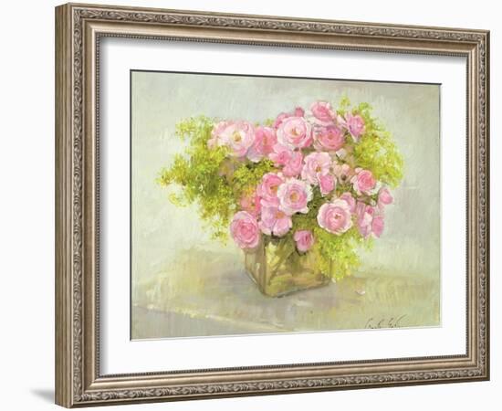 Alchemilla and Roses, 1999-Timothy Easton-Framed Giclee Print