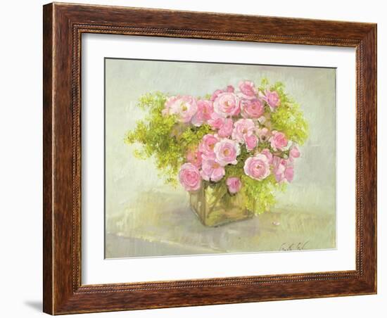 Alchemilla and Roses, 1999-Timothy Easton-Framed Giclee Print